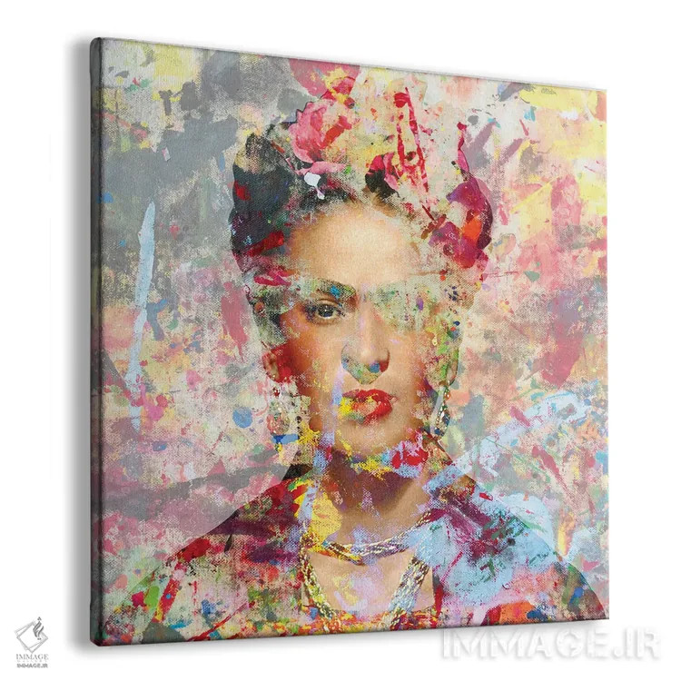 تابلو دکوراتیو فریدا کالو ۶ اثر کارین ورمیر - نمای پرسپکتیو محصول