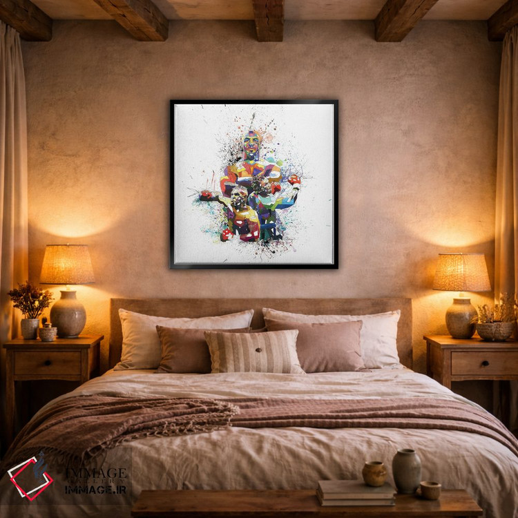 تابلو دکوراتیو مایک تایسون اثر کاتیا اسکای - D3B