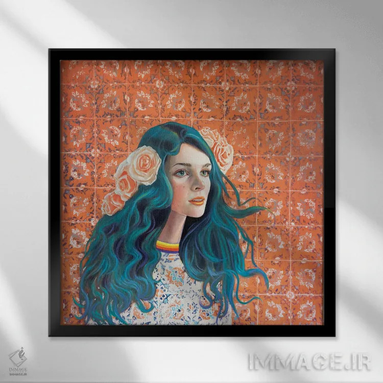 تابلو دکوراتیو الکس اثر کاترین الکسه - نمای قابدار مشکی