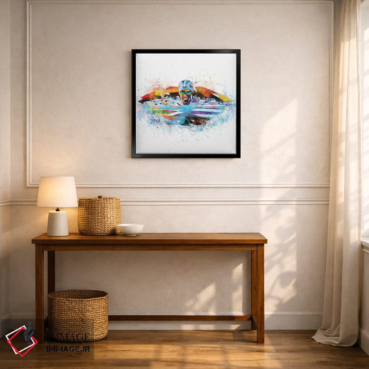 تابلو دکوراتیو مایکل فلپس اثر کاتیا اسکای - D6B