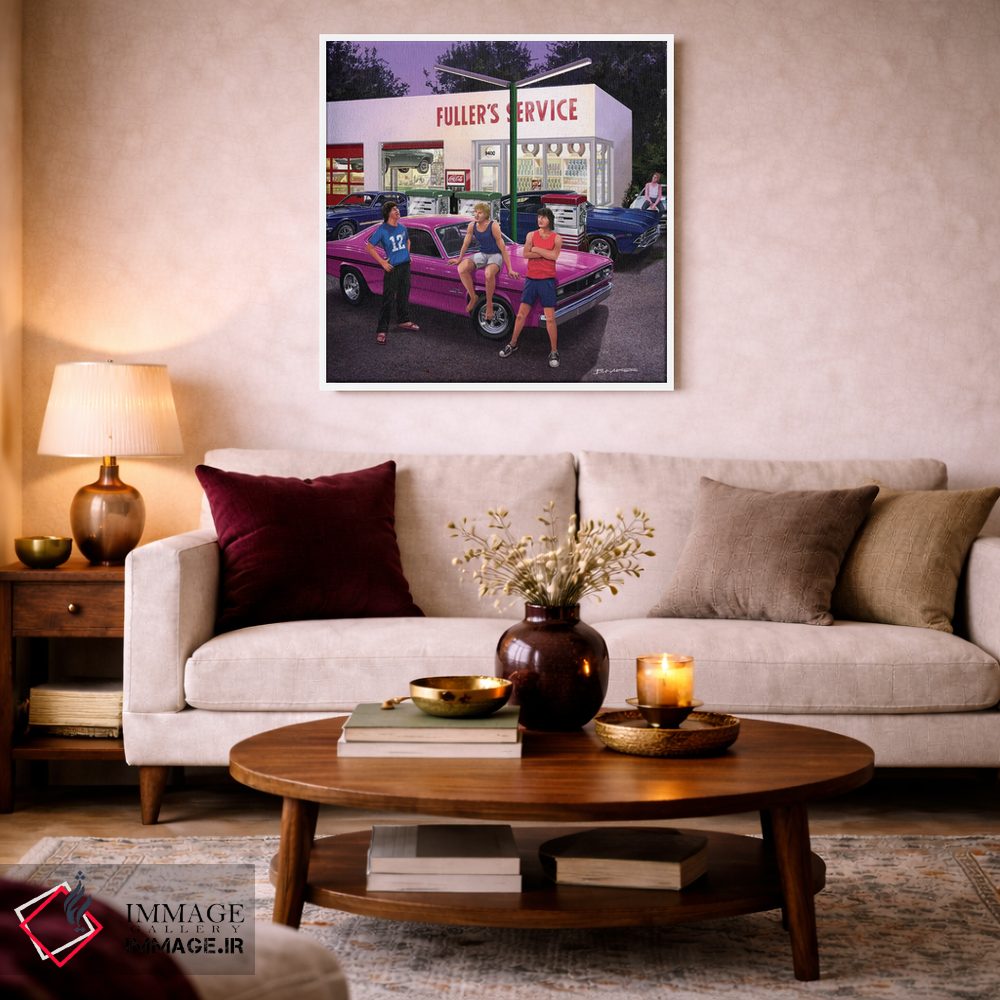 تابلو دکوراتیو زنده ماندن در دهه هفتاد میلادی اثر بروس کایزر - D3W