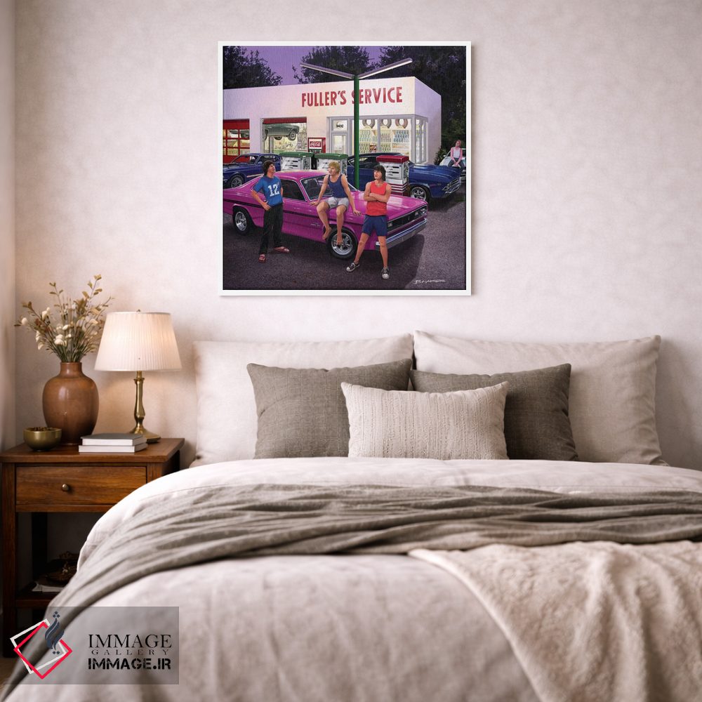 تابلو دکوراتیو زنده ماندن در دهه هفتاد میلادی اثر بروس کایزر - D2W