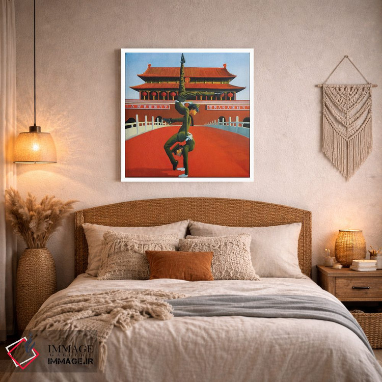 تابلو دکوراتیو نگهبانی دروازه صلح آسمانی اثر کاترین الکسه - D2W