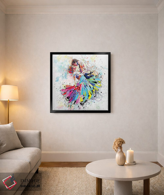 تابلو دکوراتیو ازدواج خوشبخت اثر کاتیا اسکای - D5B