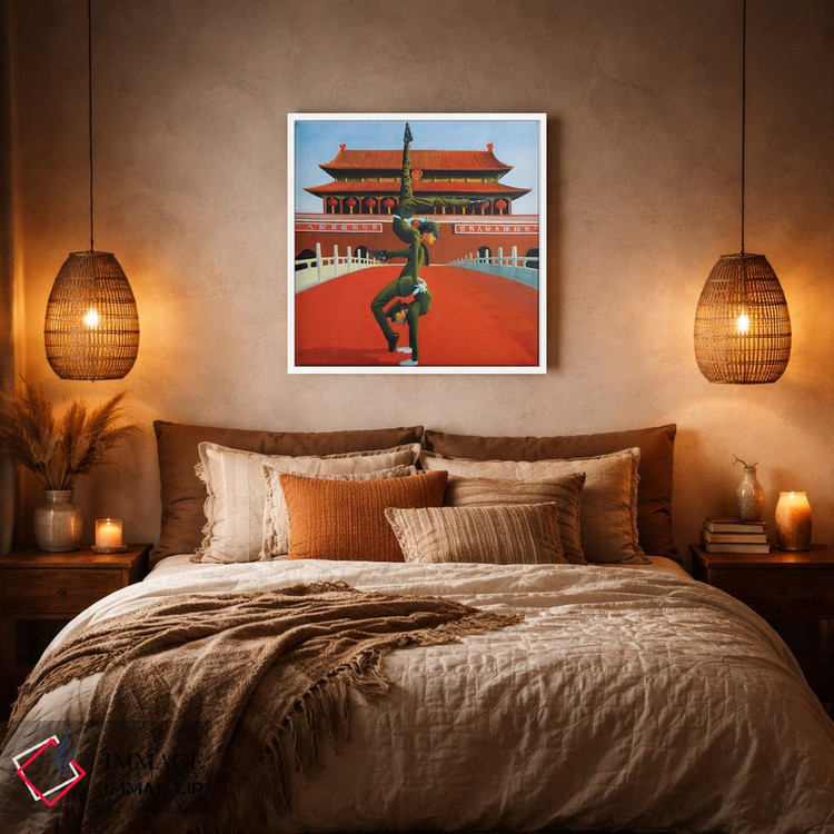 تابلو دکوراتیو نگهبانی دروازه صلح آسمانی اثر کاترین الکسه - D3W