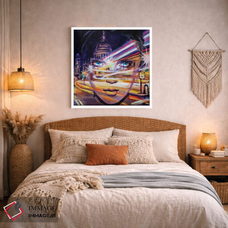 تابلو دکوراتیو نور شهر اثر کاترینا بورتسووا - D2W