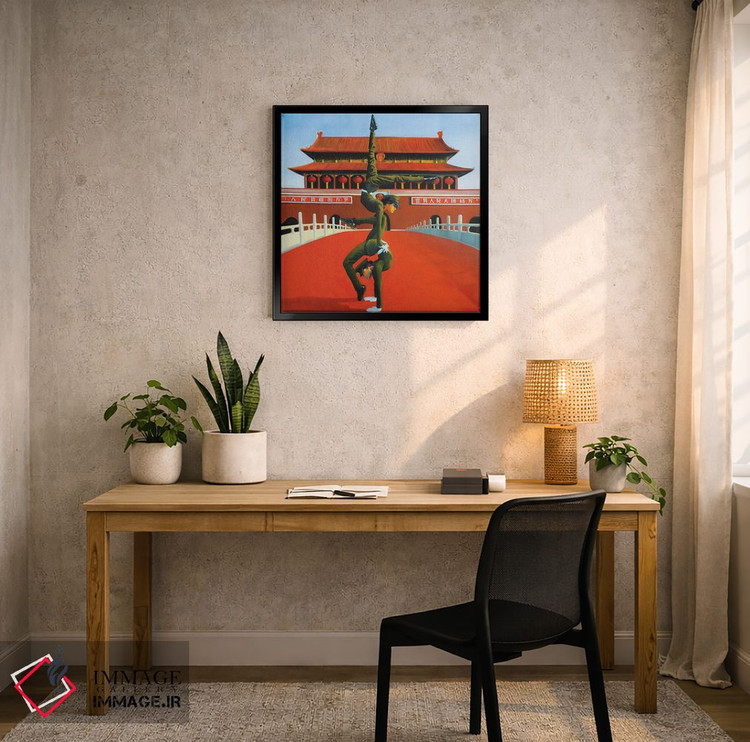 تابلو دکوراتیو نگهبانی دروازه صلح آسمانی اثر کاترین الکسه - D5B