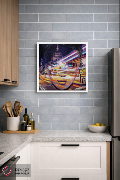 تابلو دکوراتیو نور شهر اثر کاترینا بورتسووا - D3W