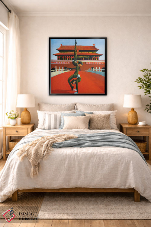 تابلو دکوراتیو نگهبانی دروازه صلح آسمانی اثر کاترین الکسه - D6B