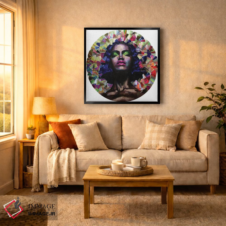 تابلو دکوراتیو آینه اثر کاترینا بورتسووا - D6B