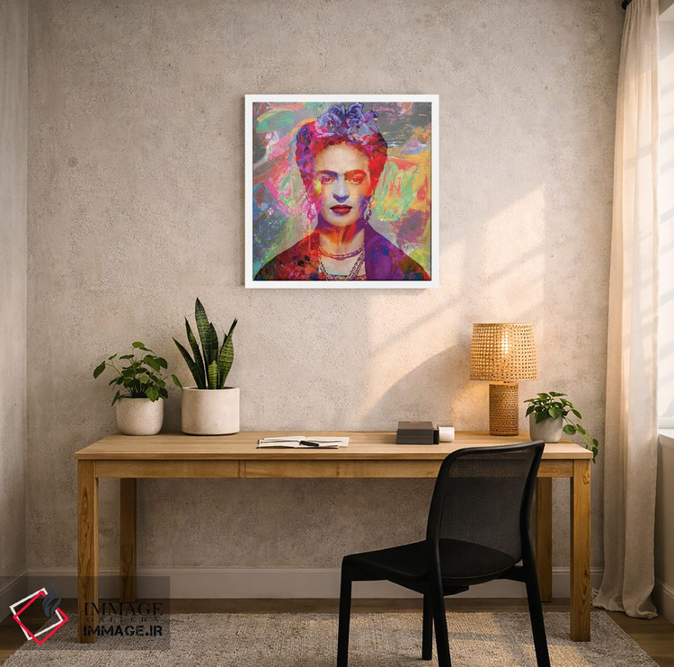تابلو دکوراتیو فریدا کالو ۵ اثر کارین ورمیر - D6W