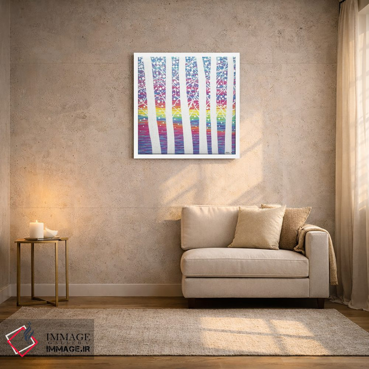 تابلو مینیمال جنگل شماره ۱ اثر کیرستین وود - D1W