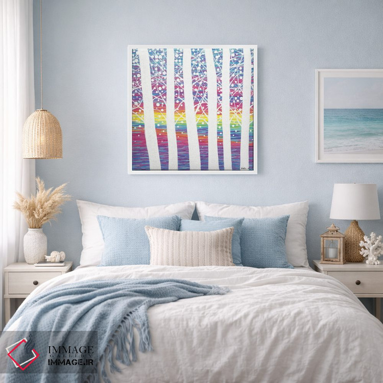 تابلو مینیمال جنگل شماره ۱ اثر کیرستین وود - D3W