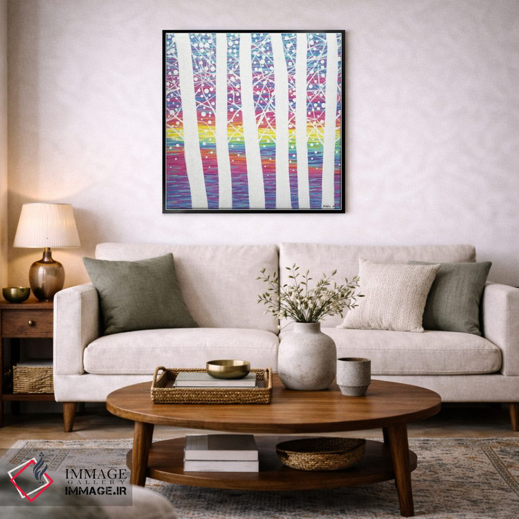 تابلو مینیمال جنگل شماره ۱ اثر کیرستین وود - D4B