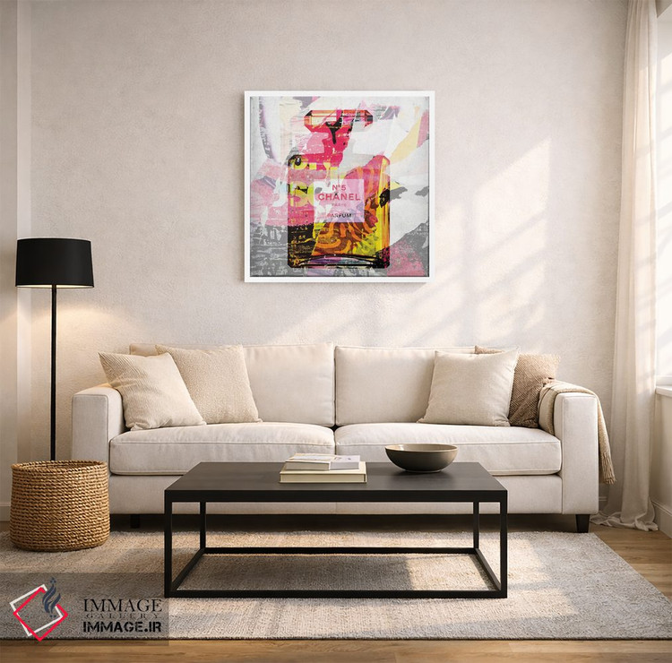 تابلو دکوراتیو شنل شماره ۵ اثر کارین ورمیر - D1W