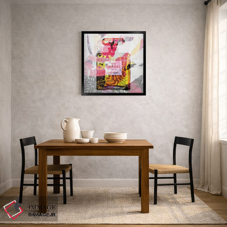 تابلو دکوراتیو شنل شماره ۵ اثر کارین ورمیر - D4B