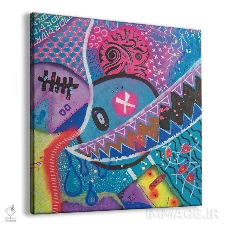 تابلو دکوراتیو رستاخیز آتلانتیک اثر نوا لاتار - نمای پرسپکتیو محصول