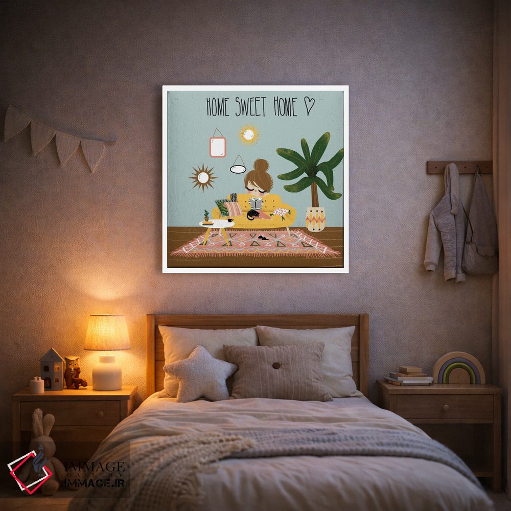 تابلو مینیمال خانه، جای امن اثر کانزیلو - D1W