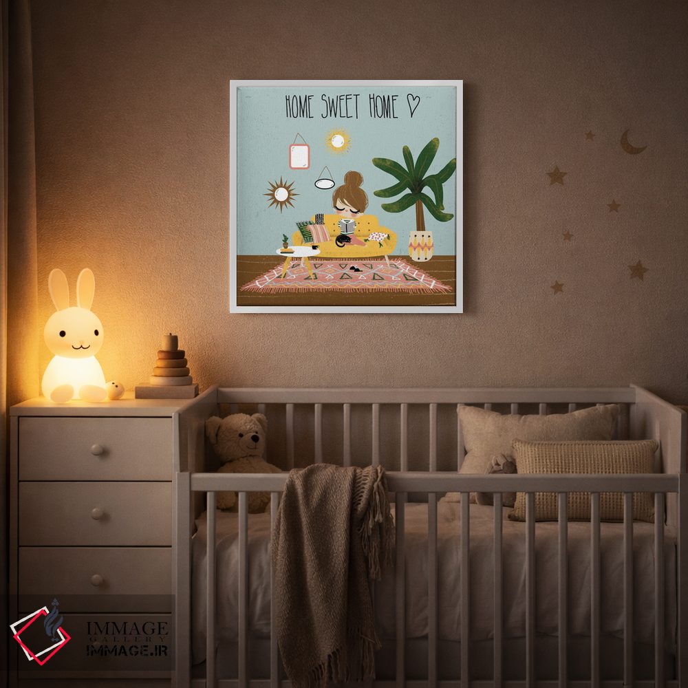 تابلو مینیمال خانه، جای امن اثر کانزیلو - D5W