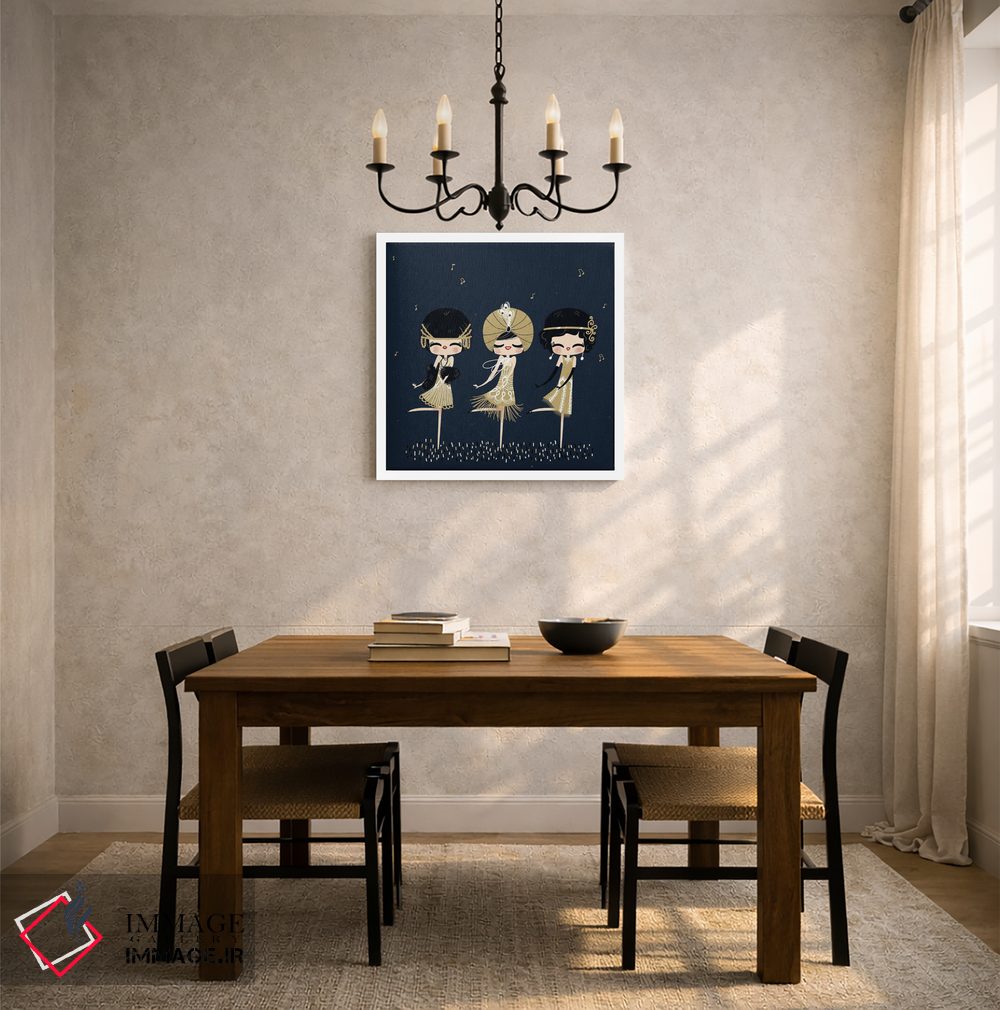 تابلو مینیمال چارلستون اثر کانزیلو - D4W