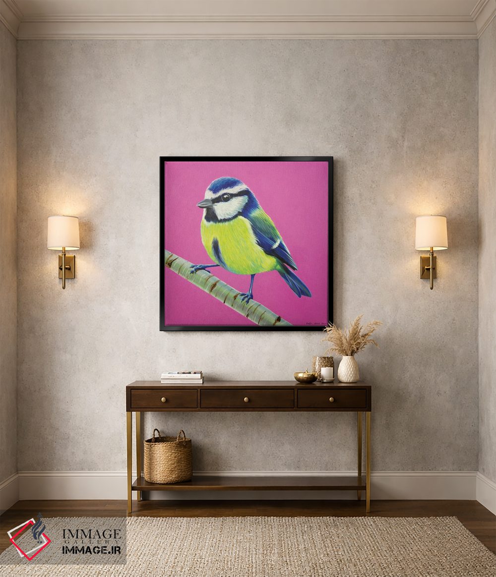 تابلو دکوراتیو سینه آبی اثر کیرستین وود - D4B