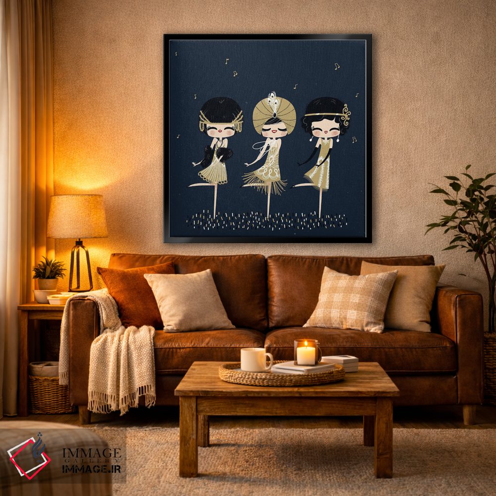 تابلو مینیمال چارلستون اثر کانزیلو - D3B