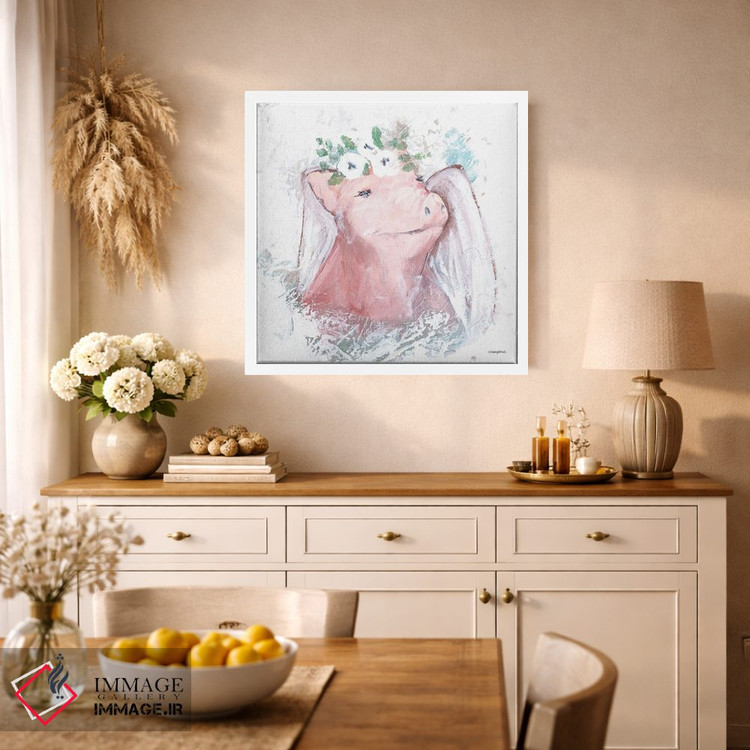 تابلو مدرن خوک ها پرواز می کنند اثر مکنزی کیسل - D1W