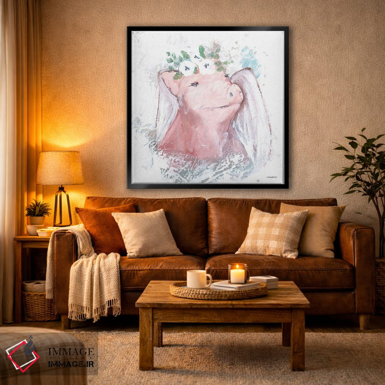 تابلو مدرن خوک ها پرواز می کنند اثر مکنزی کیسل - D4B