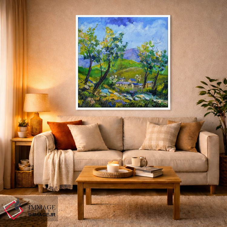 تابلو دکوراتیو بهار در روستای من اثر پل لدنت - D1W