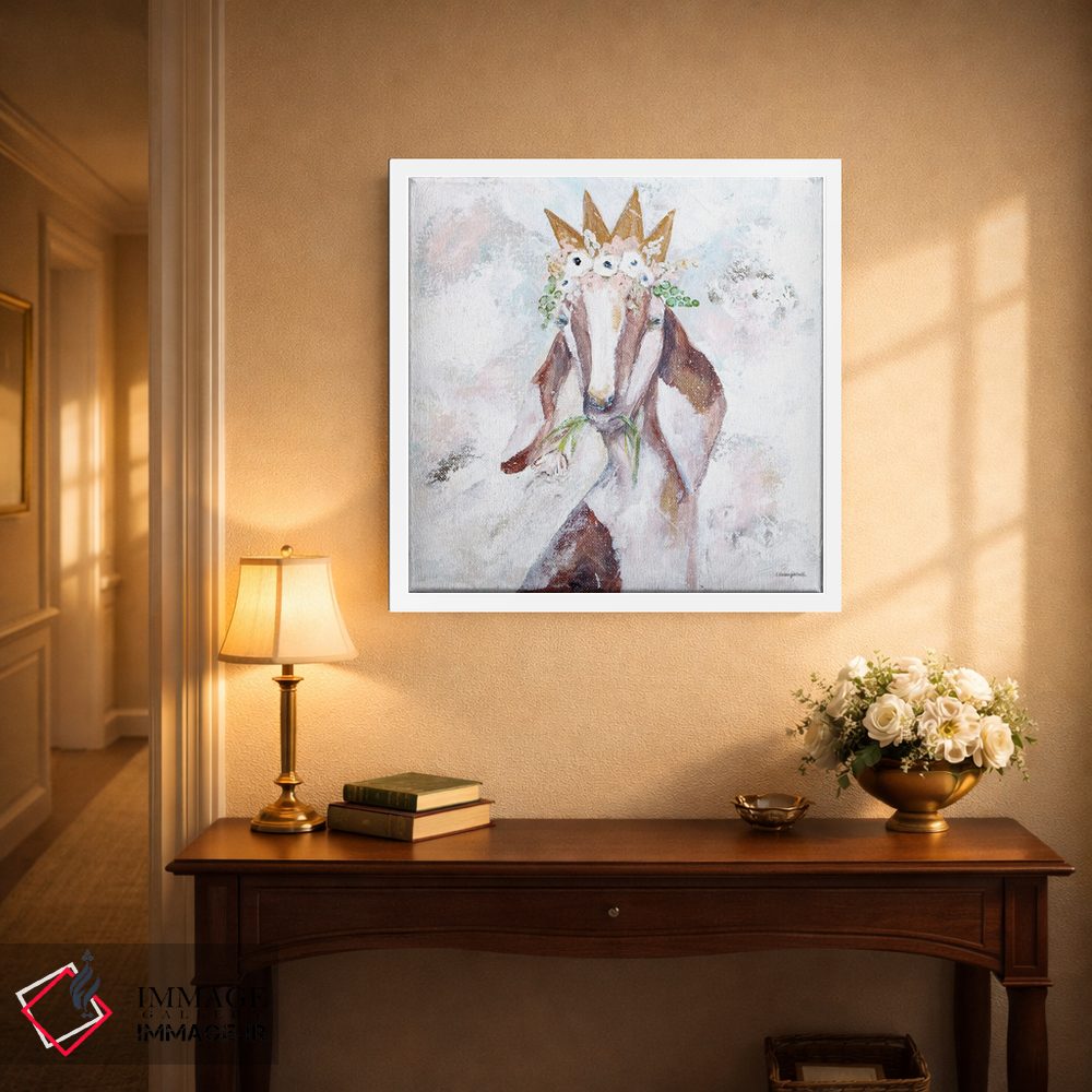 تابلو مدرن شاهزاده بز اثر مکنزی کیسل - D1W