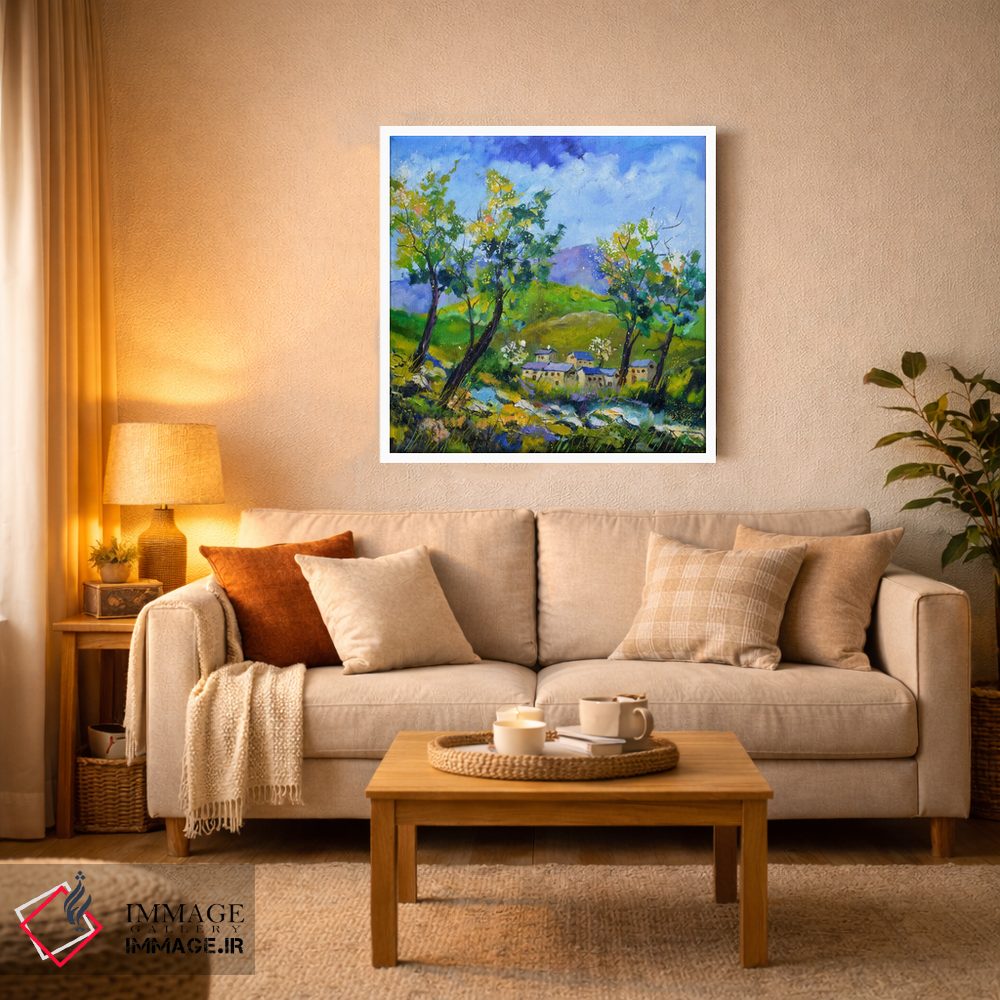 تابلو دکوراتیو بهار در روستای من اثر پل لدنت - D3W