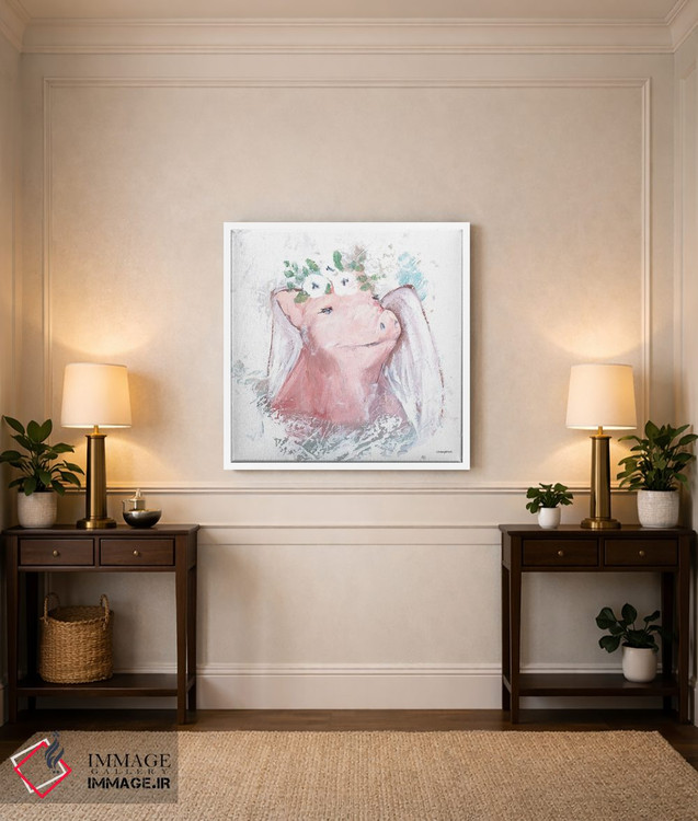 تابلو مدرن خوک ها پرواز می کنند اثر مکنزی کیسل - D5W