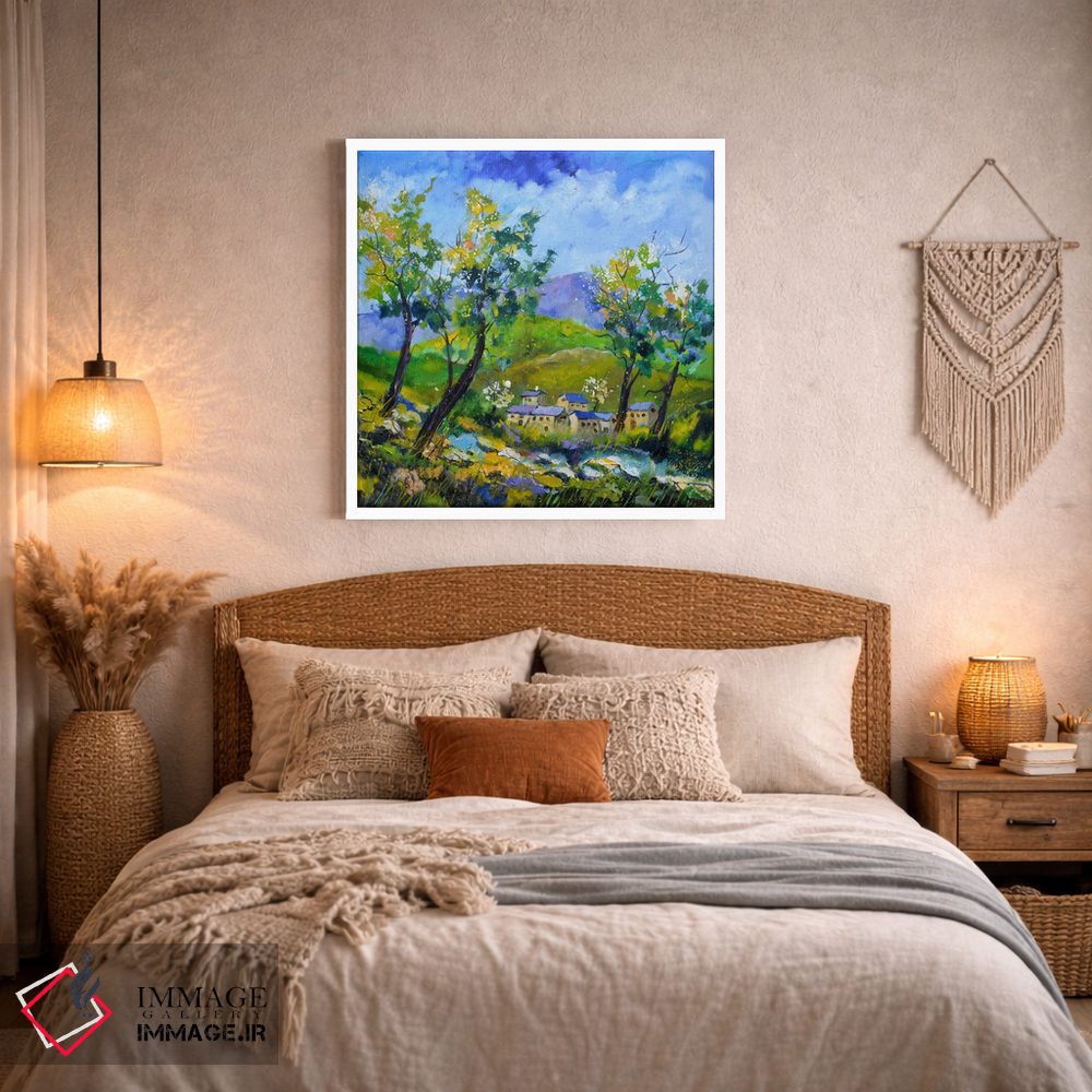 تابلو دکوراتیو بهار در روستای من اثر پل لدنت - D2W