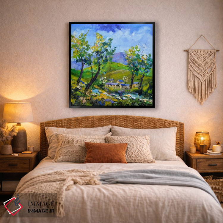 تابلو دکوراتیو بهار در روستای من اثر پل لدنت - D4B