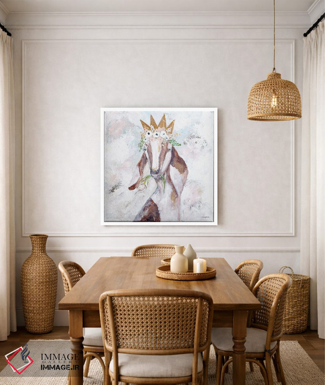 تابلو مدرن شاهزاده بز اثر مکنزی کیسل - D6W