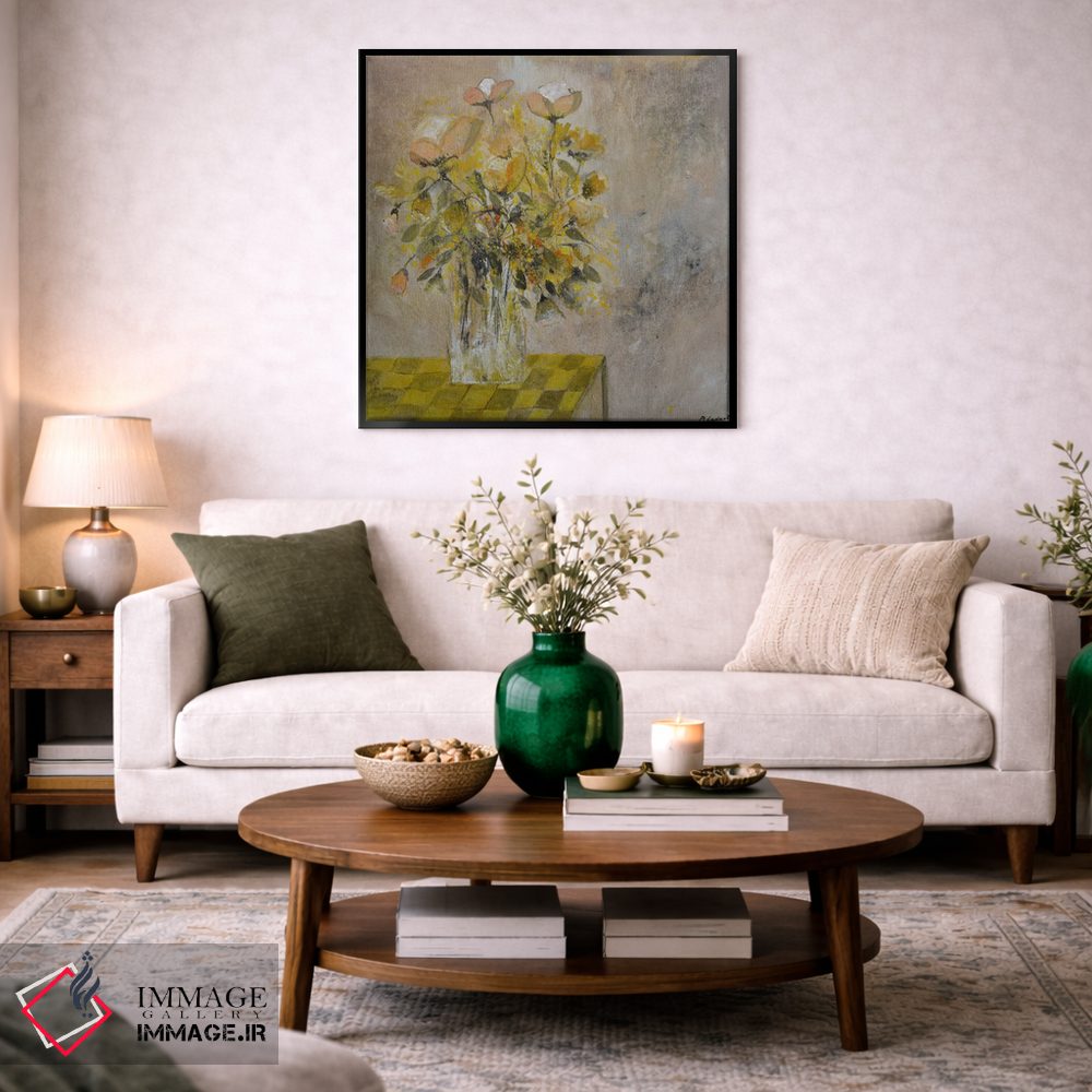 تابلو دکوراتیو طبیعت بی جان پاییزی ۸۸ اثر پل لدنت - D4B