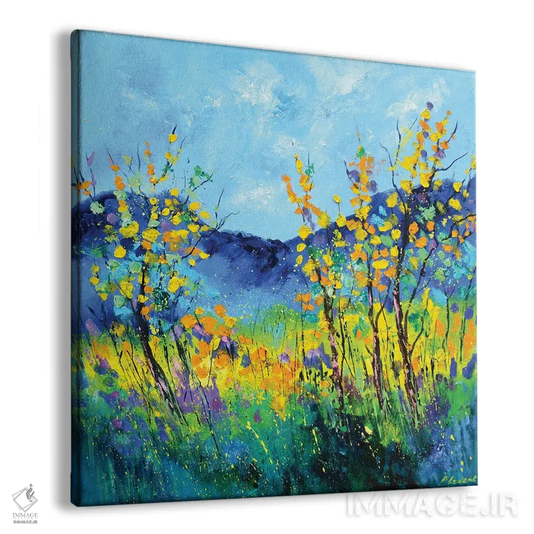 تابلو انتزاعی تابستان کامل اثر پل لدنت - نمای پرسپکتیو محصول