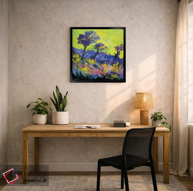 تابلو انتزاعی باغ افسون شده اثر پل لدنت - D3B