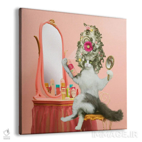 تابلو دکوراتیو شب قرار عاشقانه اثر لوند روزر - نمای پرسپکتیو محصول