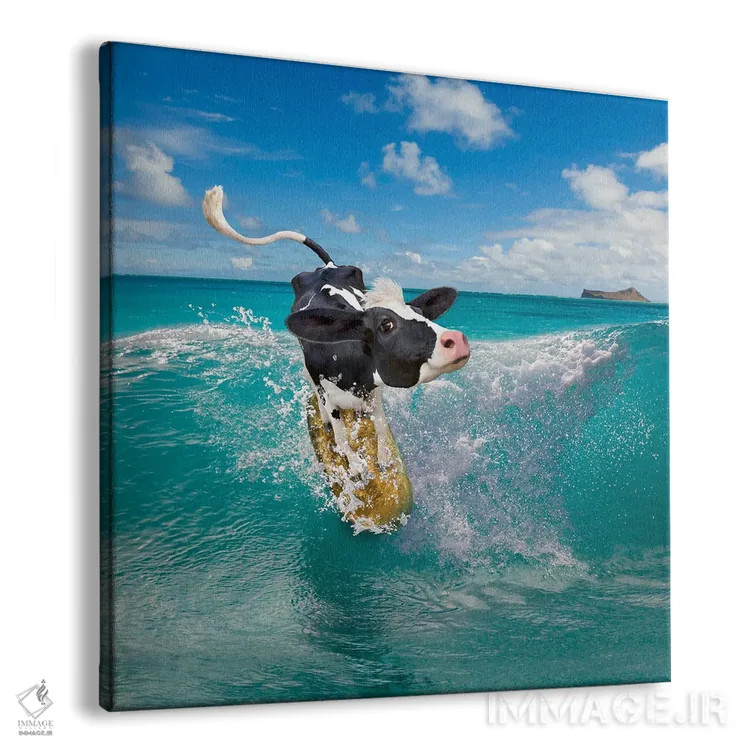 تابلو دکوراتیو کوا بونگا اثر لوند روزر - نمای پرسپکتیو محصول