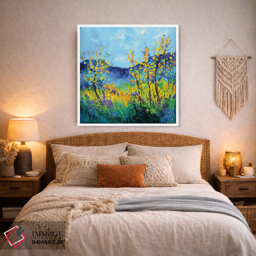 تابلو انتزاعی تابستان کامل اثر پل لدنت - D3W