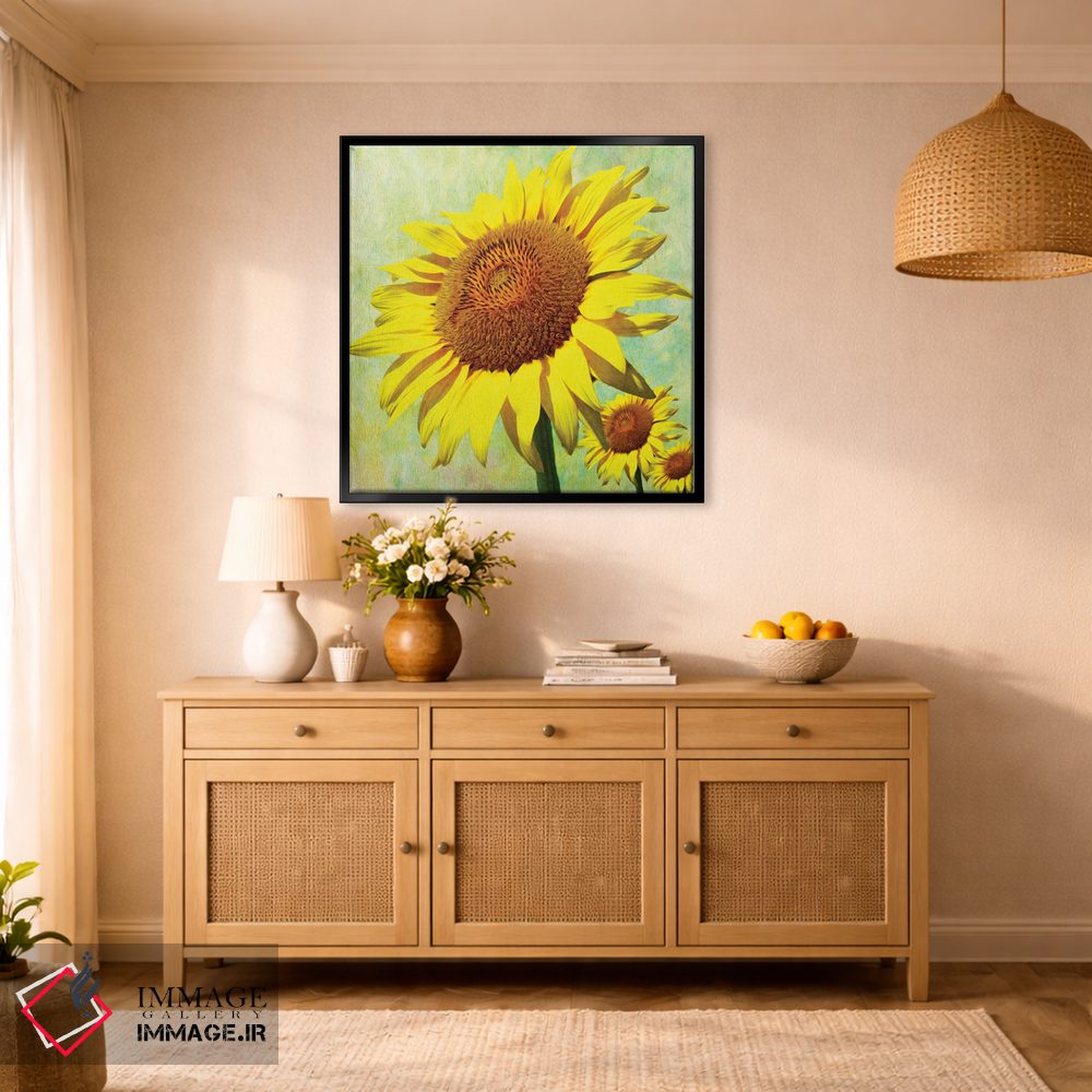 تابلو دکوراتیو روز خوش آفتابگردان اثر لورا دی یانگ - D2B