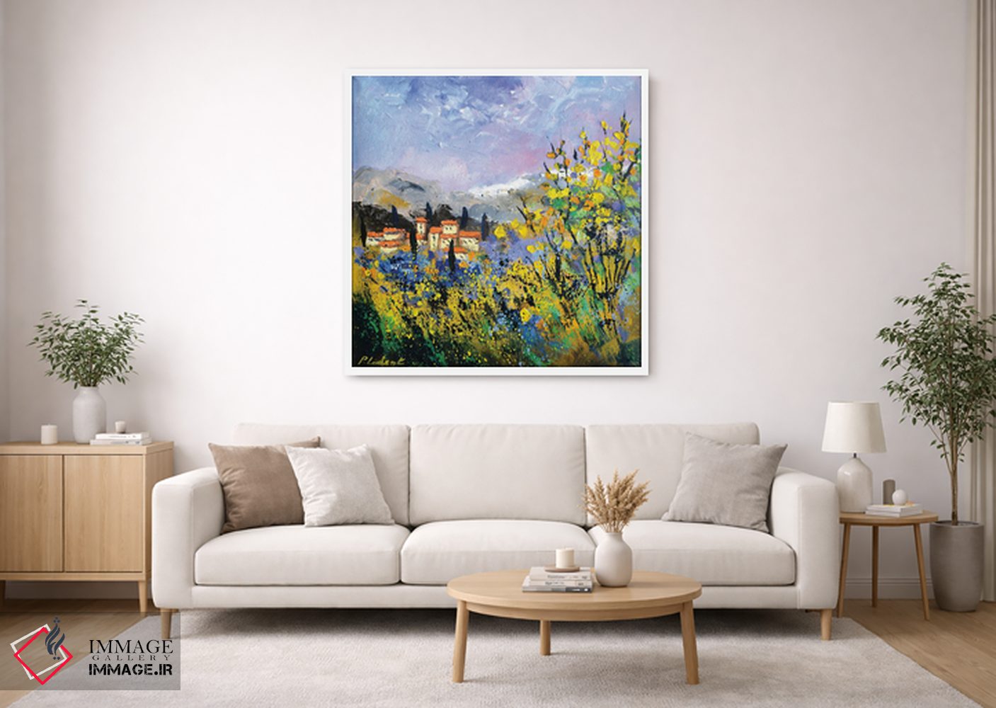 تابلو انتزاعی من عاشق پروانس هستم اثر پل لدنت - D2W