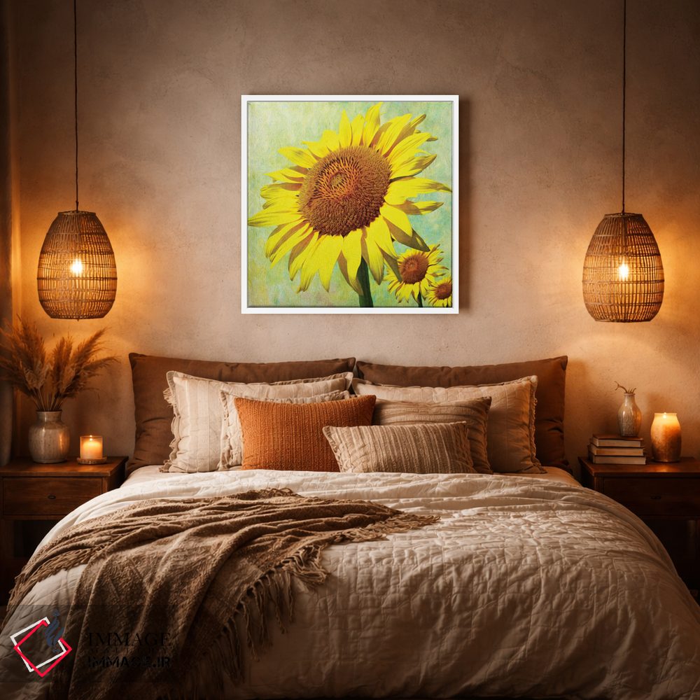 تابلو دکوراتیو روز خوش آفتابگردان اثر لورا دی یانگ - D4W