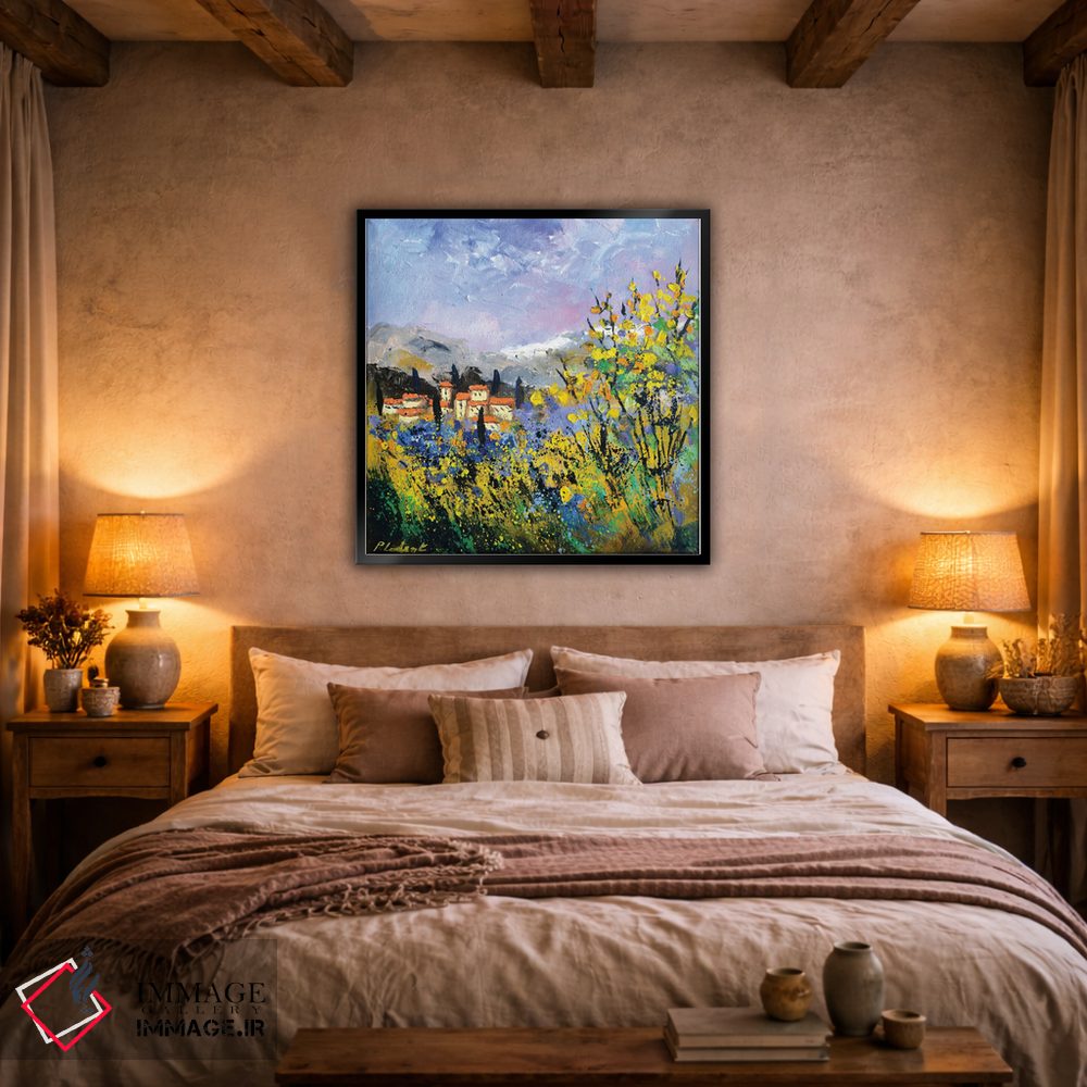 تابلو انتزاعی من عاشق پروانس هستم اثر پل لدنت - D3B