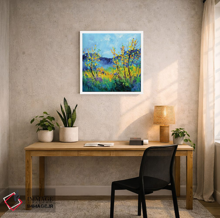 تابلو انتزاعی تابستان کامل اثر پل لدنت - D5W