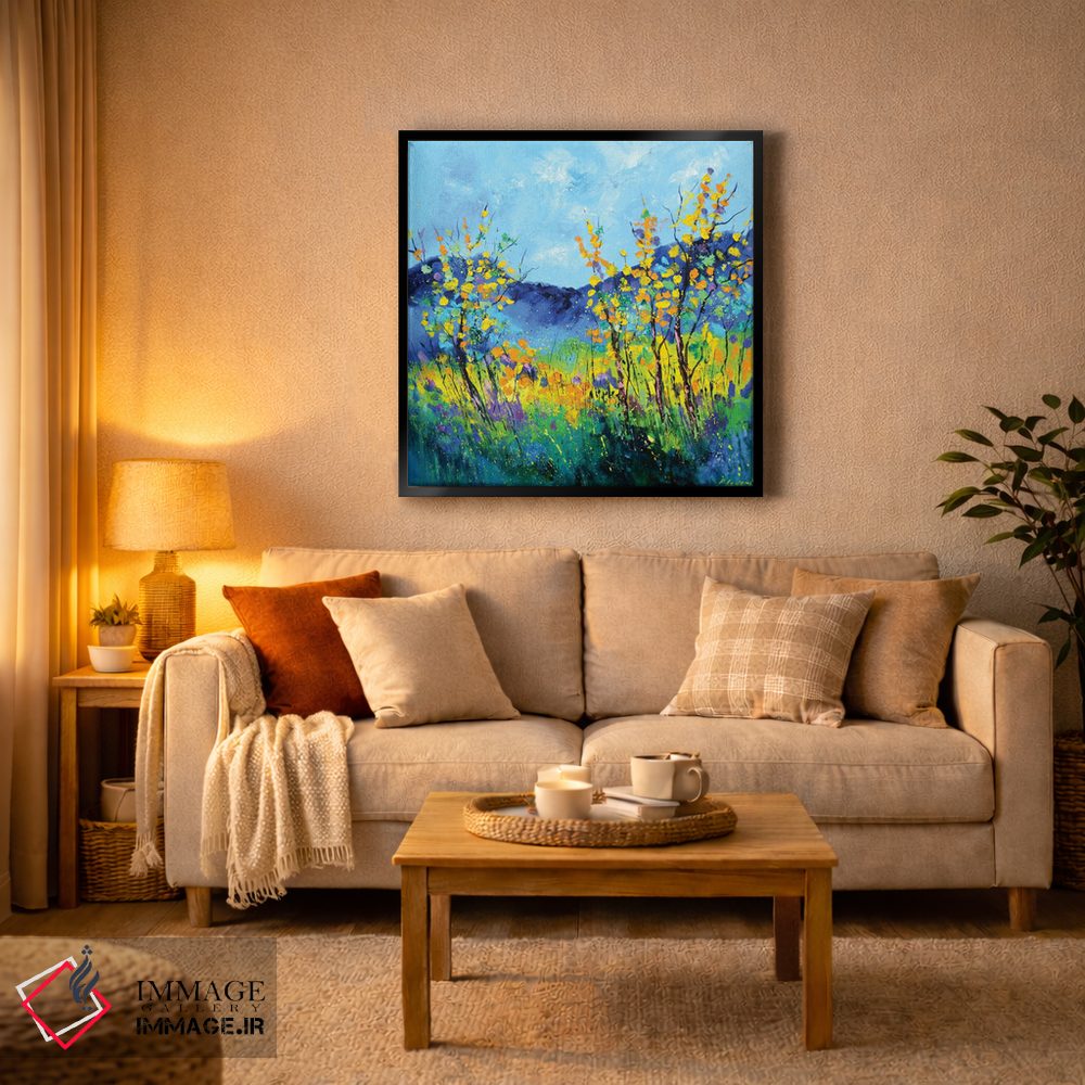 تابلو انتزاعی تابستان کامل اثر پل لدنت - D4B