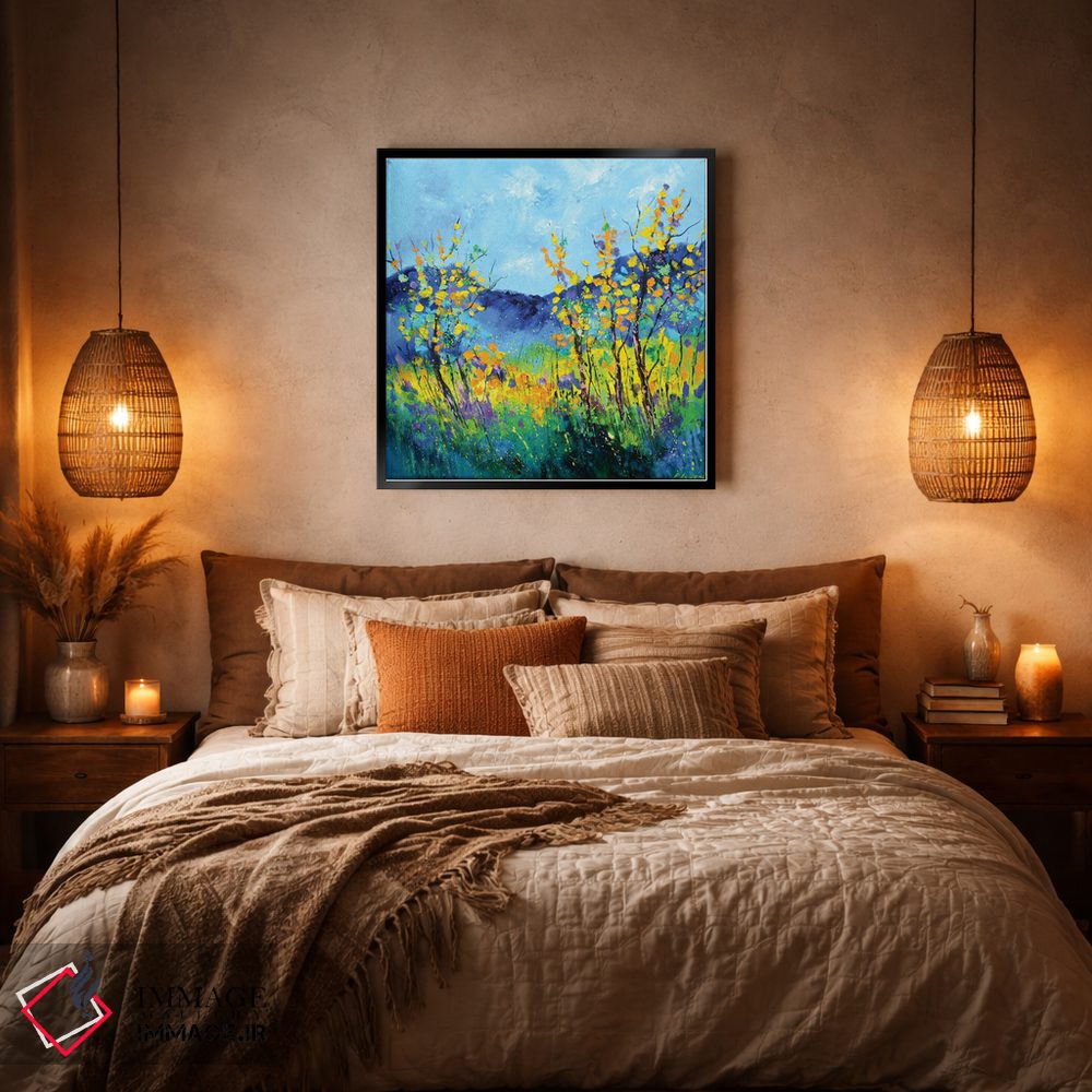 تابلو انتزاعی تابستان کامل اثر پل لدنت - D6B