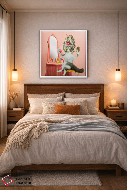 تابلو دکوراتیو شب قرار عاشقانه اثر لوند روزر - D4W