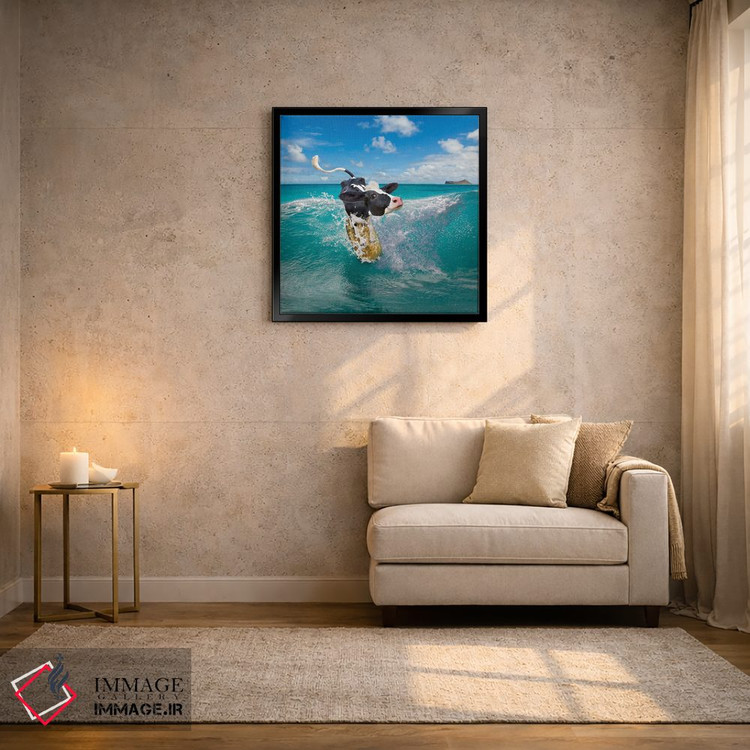 تابلو دکوراتیو کوا بونگا اثر لوند روزر - D3B